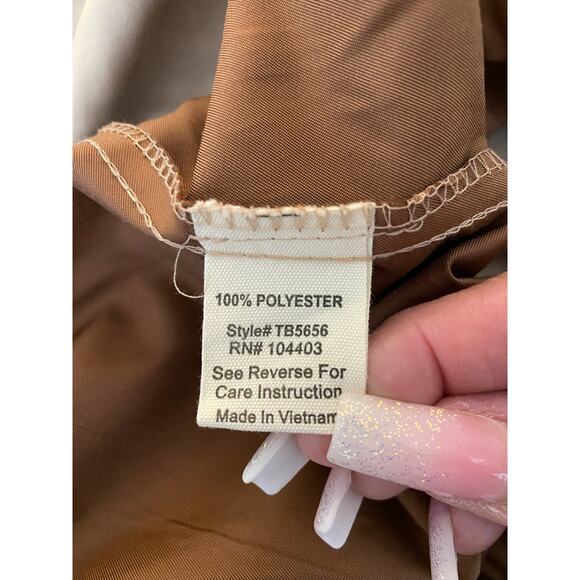 SWEET WANDERER Tan Brown Color Block Jacket - Picture 3 of 7